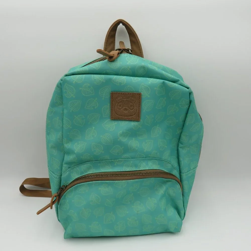 Animal‎ Crossing Nintendo Switch Backpack Controller Gear Leaf Print Travel Bag